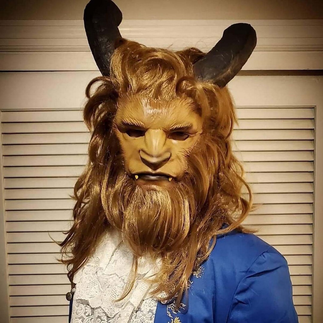 party character beast from beauty and the beast costume portrait disney