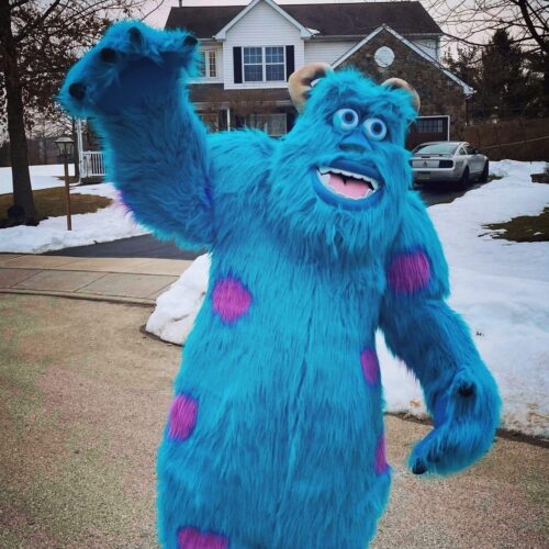 party character blue monster sully from monsters inc disney