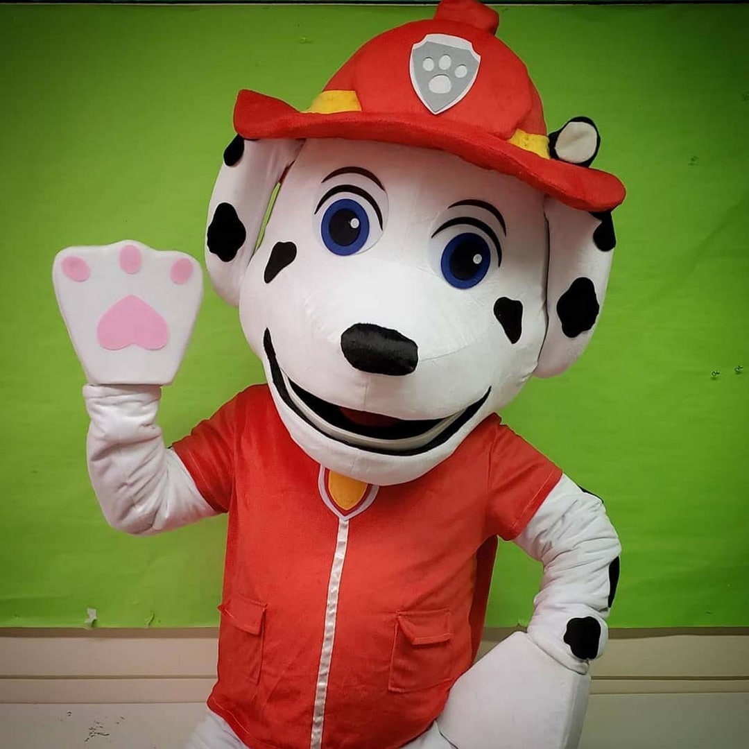party character firehouse puppy paw patrol marshall