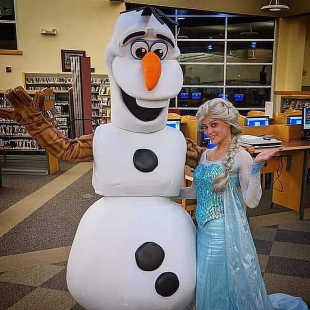party character snowman frozen olaf